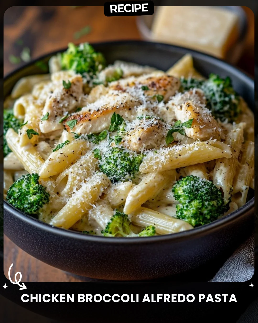 Chicken Broccoli Alfredo Pasta