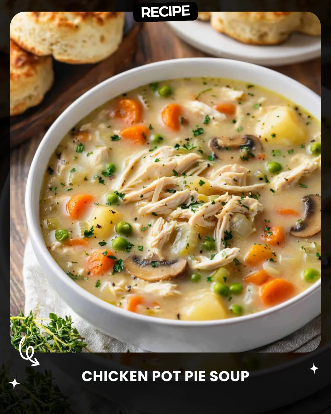 Chicken Pot Pie Soup