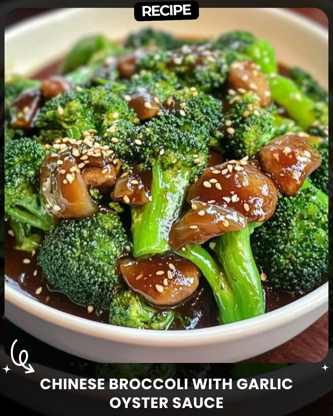 Chinese Broccoli with Garlic Oyster Sauce