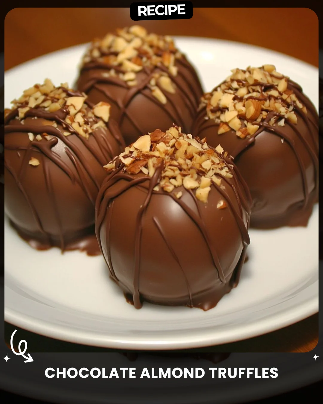 Chocolate Almond Truffles