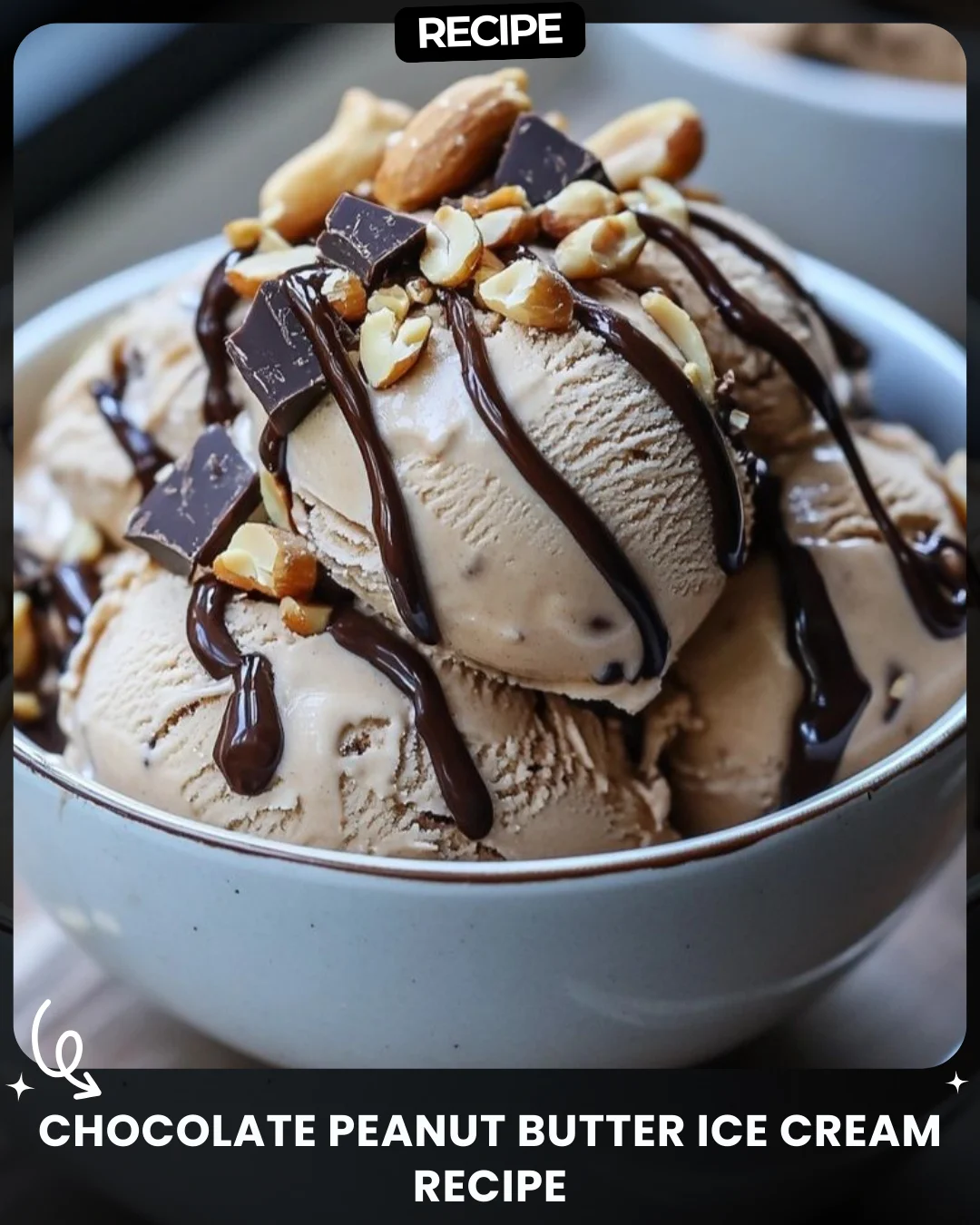 Chocolate Peanut Butter Ice Cream Recipe
