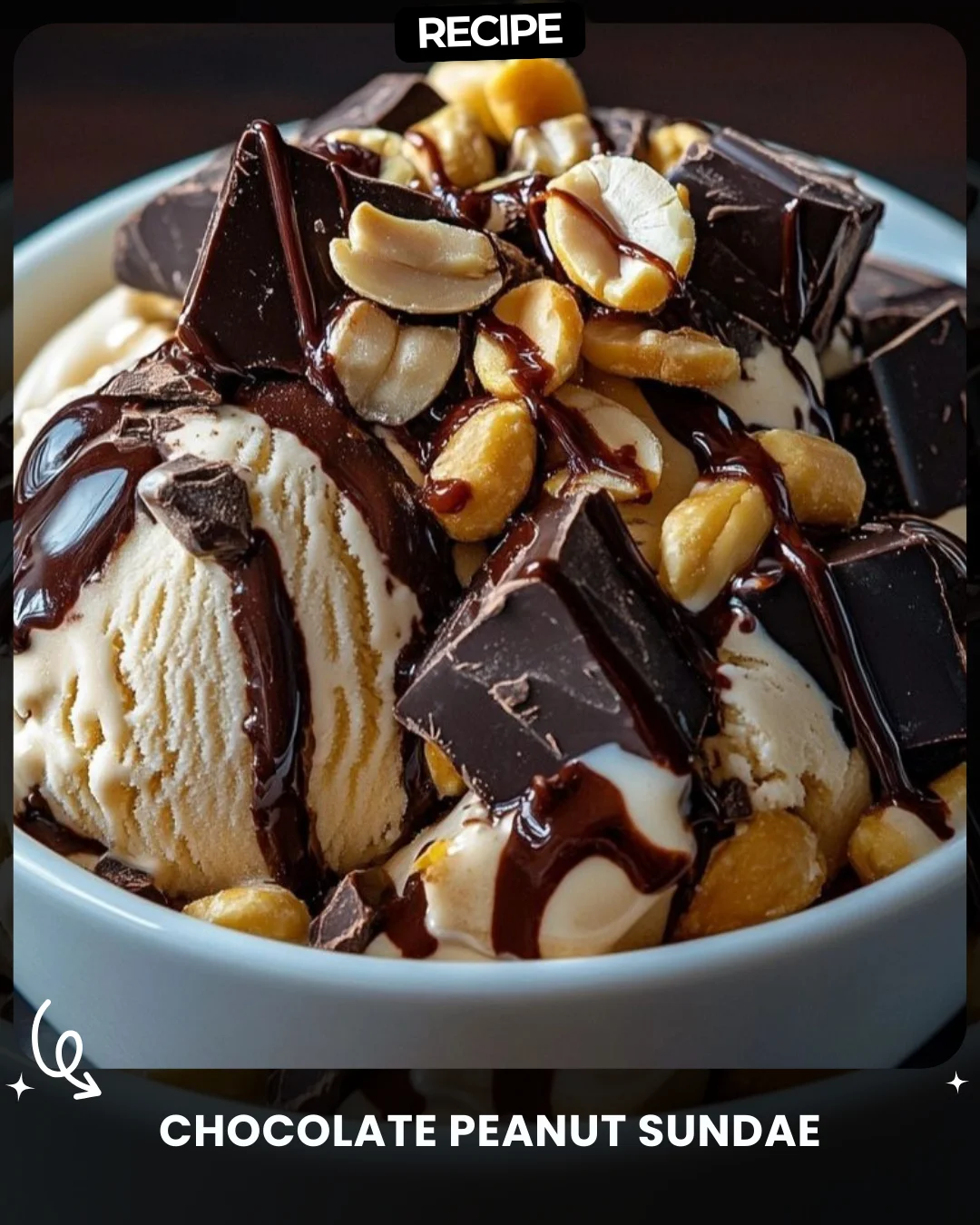 Chocolate Peanut Sundae