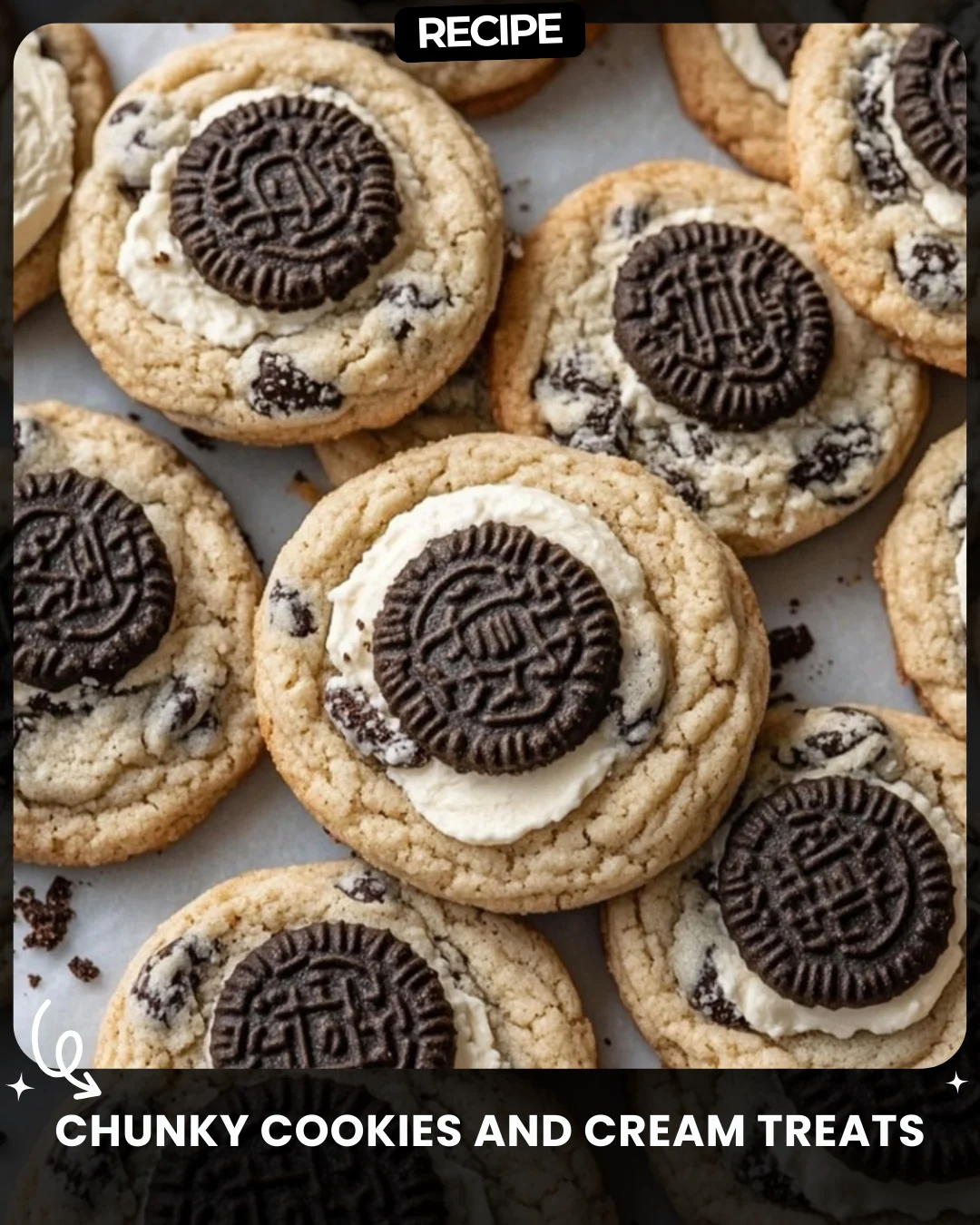 Chunky Cookies and Cream Treats