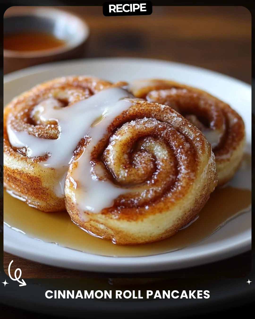 Cinnamon Roll Pancakes