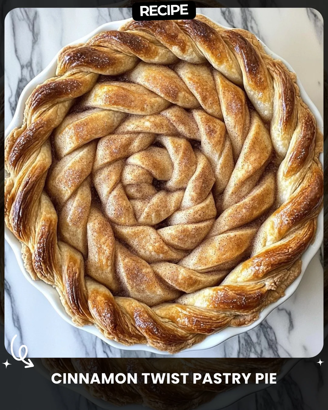 Cinnamon Twist Pastry Pie