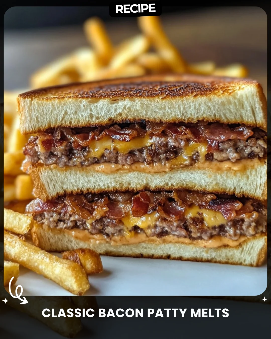 Classic Bacon Patty Melts