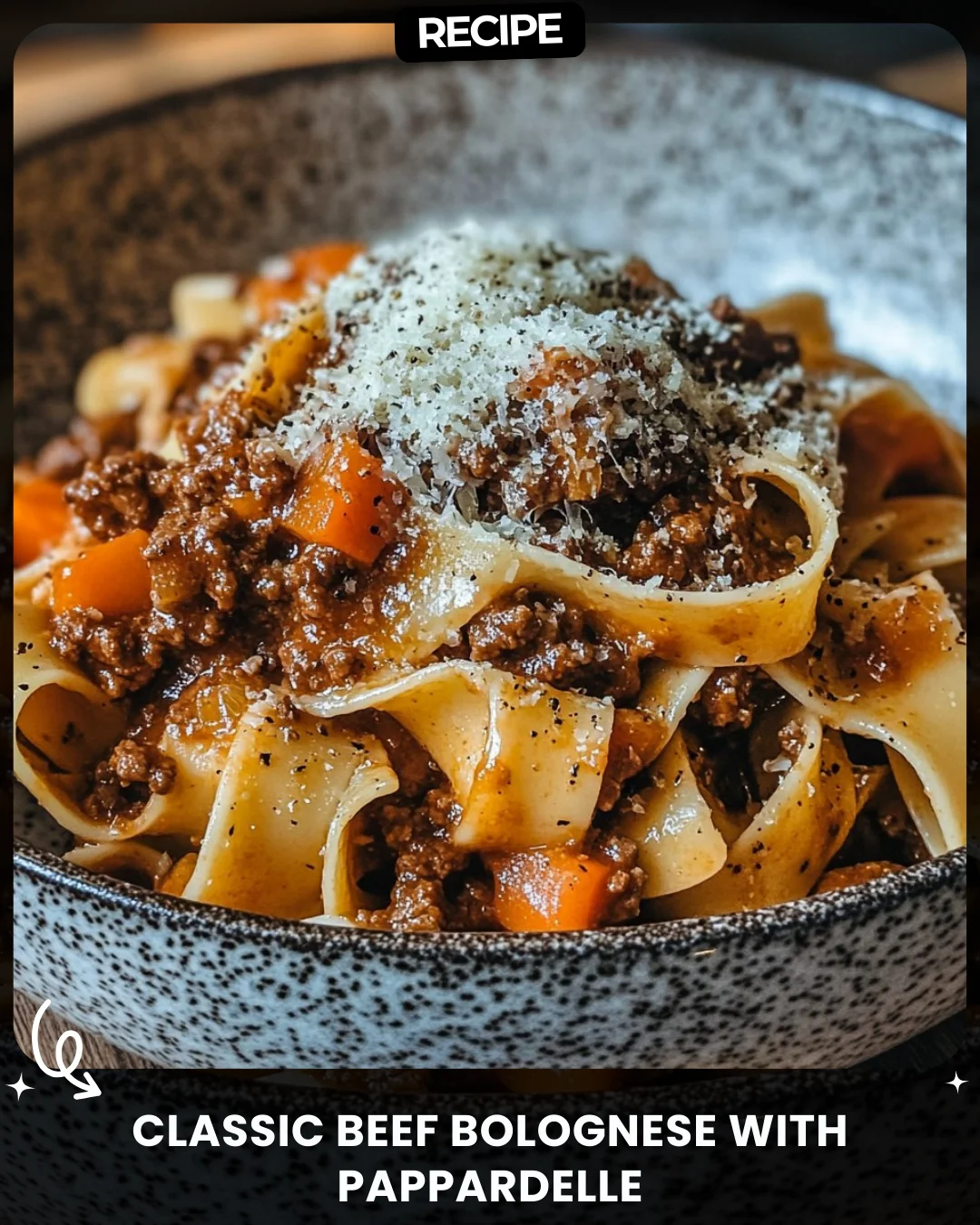 Classic Beef Bolognese with Pappardelle