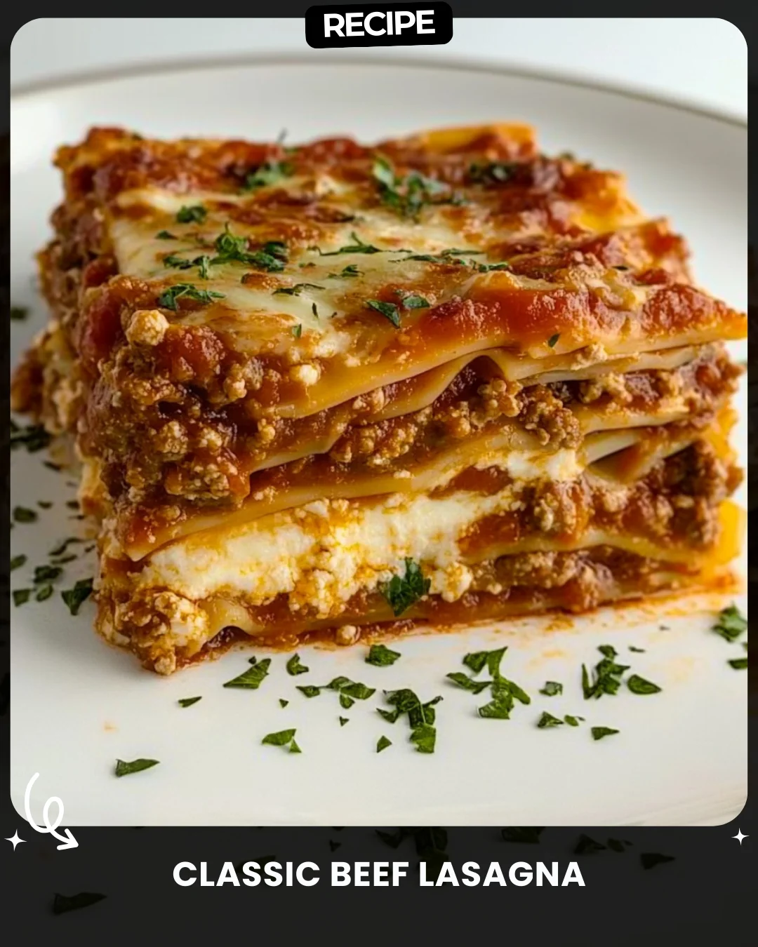 Classic Beef Lasagna