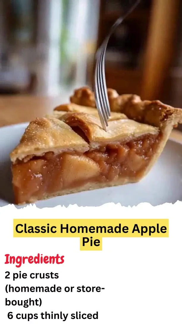 Classic Homemade Apple Pie
