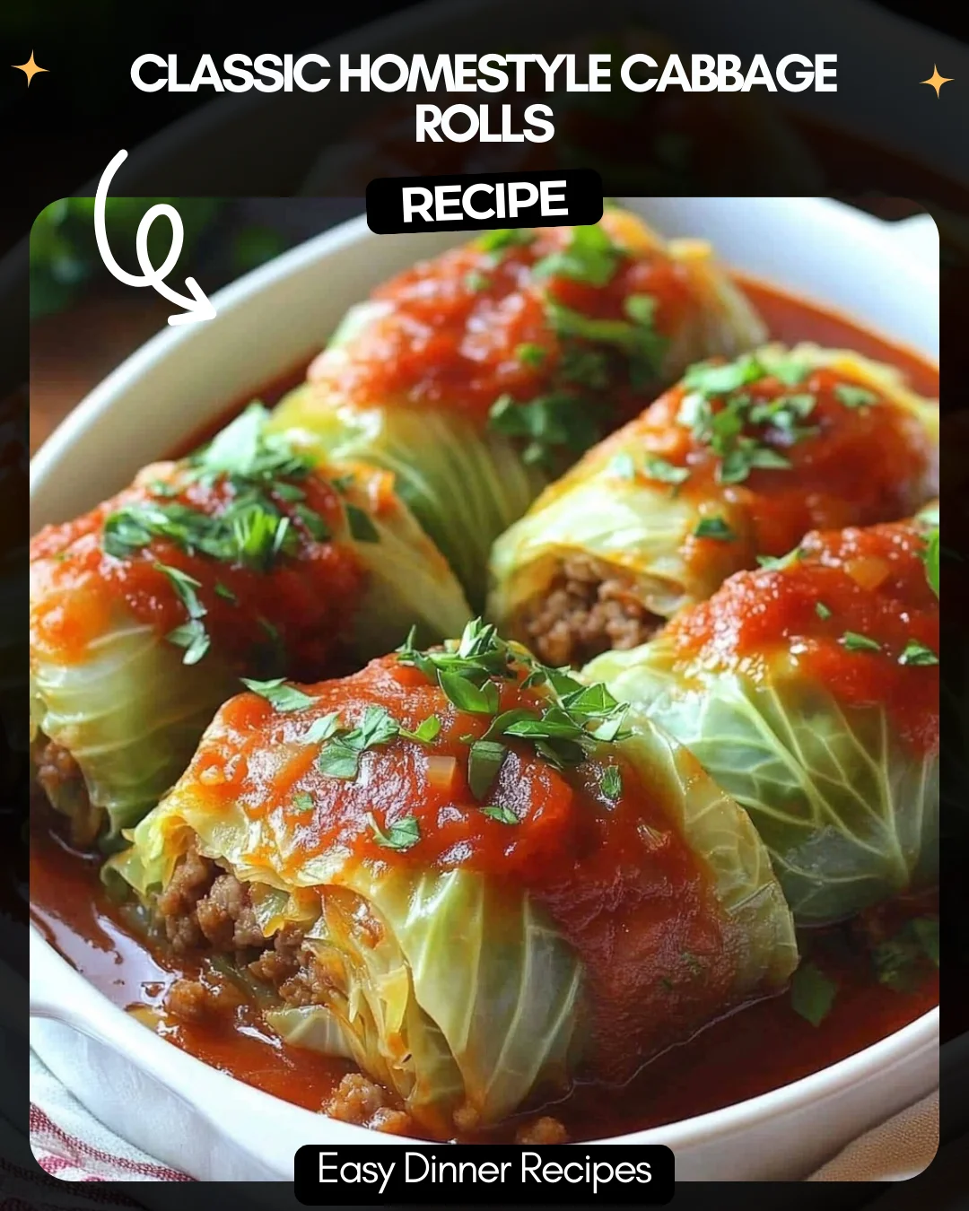 Classic Homestyle Cabbage Rolls