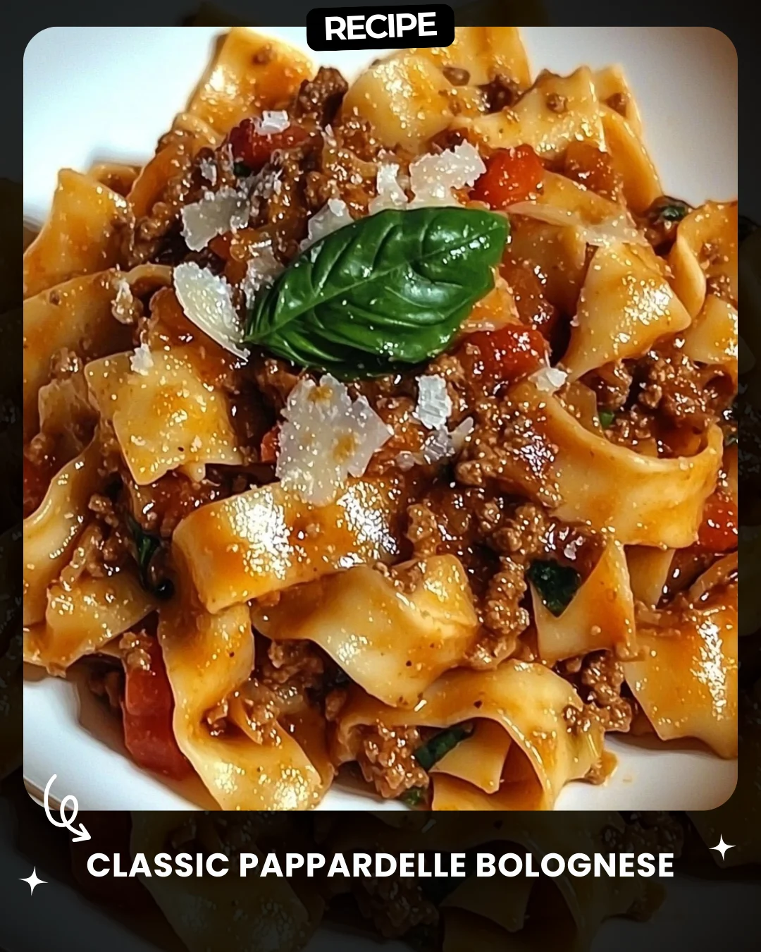 Classic Pappardelle Bolognese