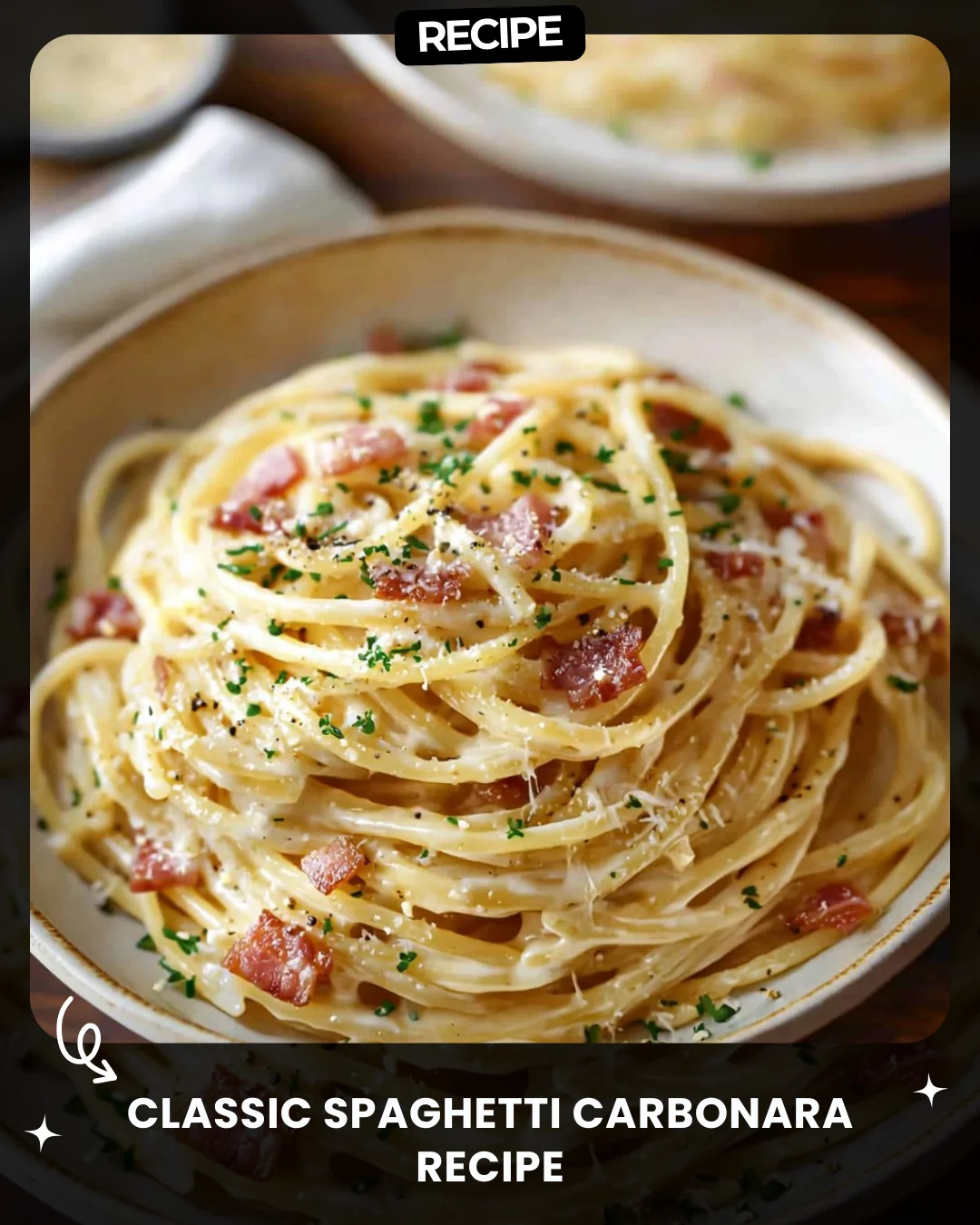 Classic Spaghetti Carbonara Recipe