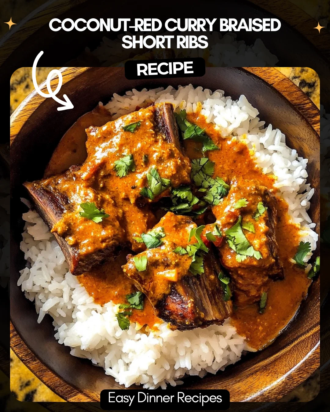 Coconut-Red Curry Braised Short Ribs