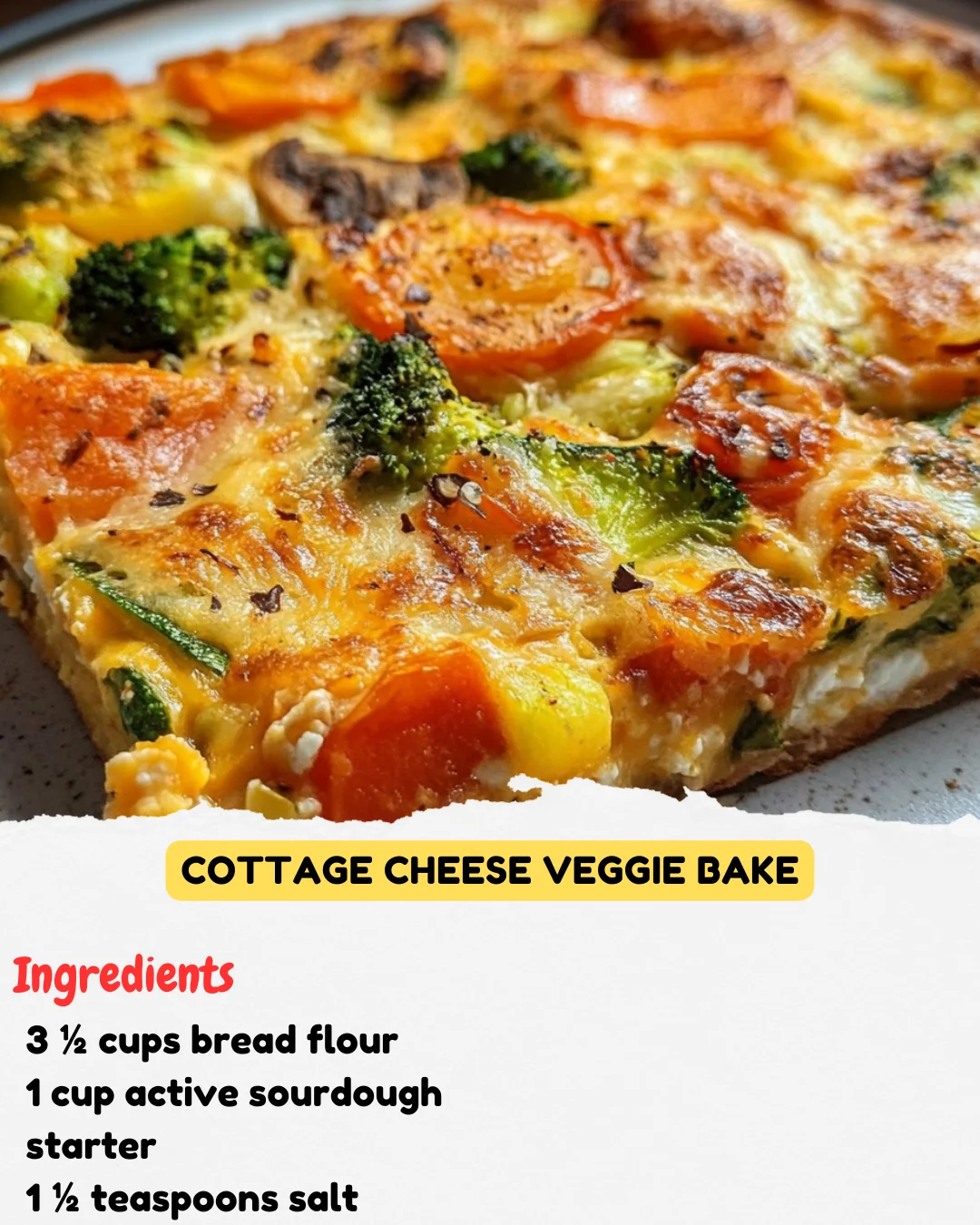 Cottage Cheese Veggie Bake