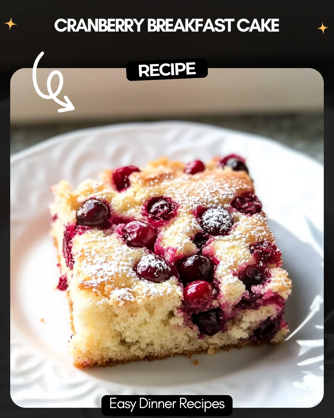 Cranberry Breakfast Cake