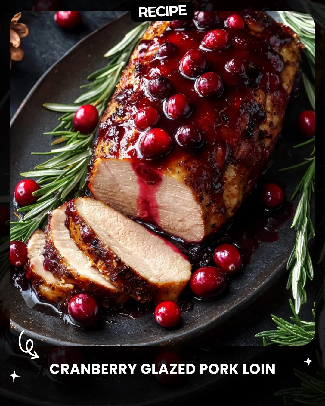 Cranberry Glazed Pork Loin