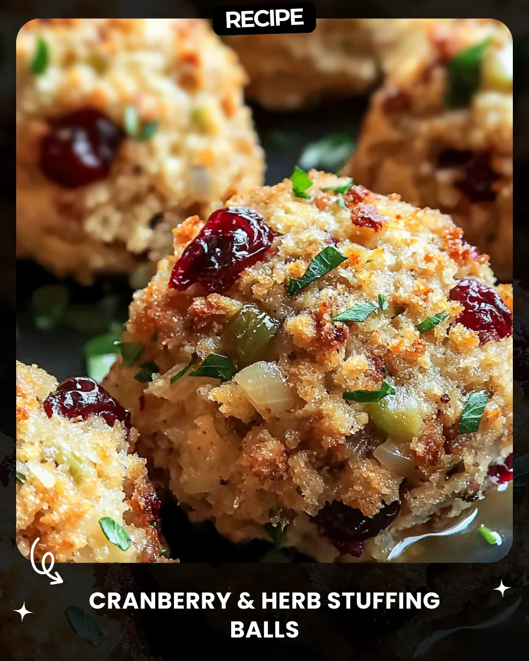 Cranberry & Herb Stuffing Balls
