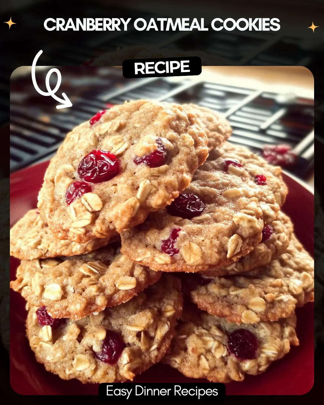 Cranberry Oatmeal Cookies