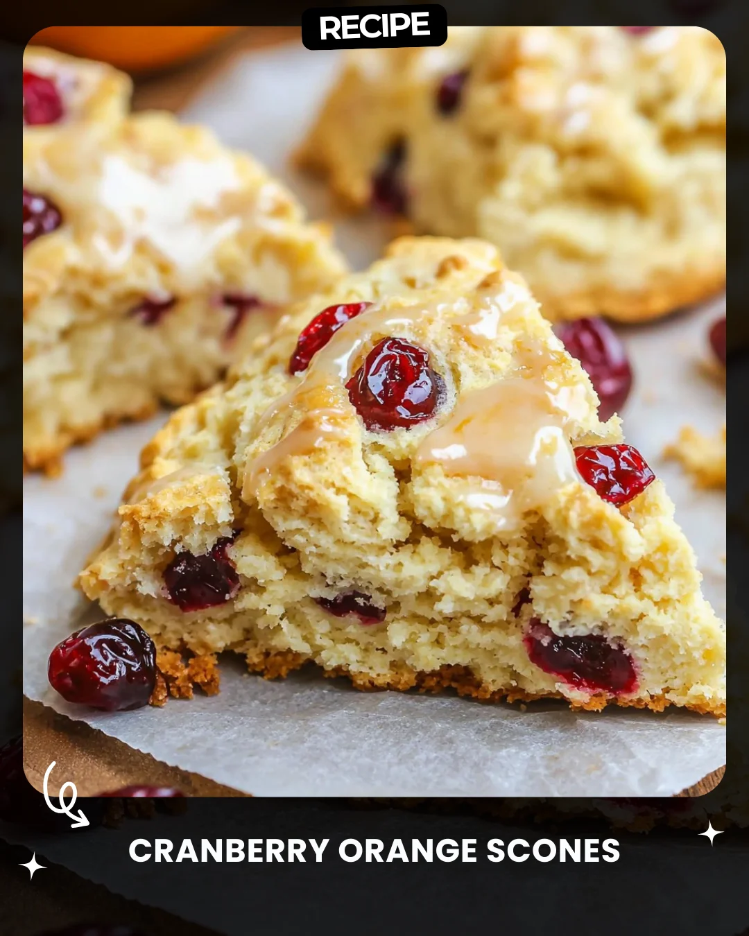 Cranberry Orange Scones