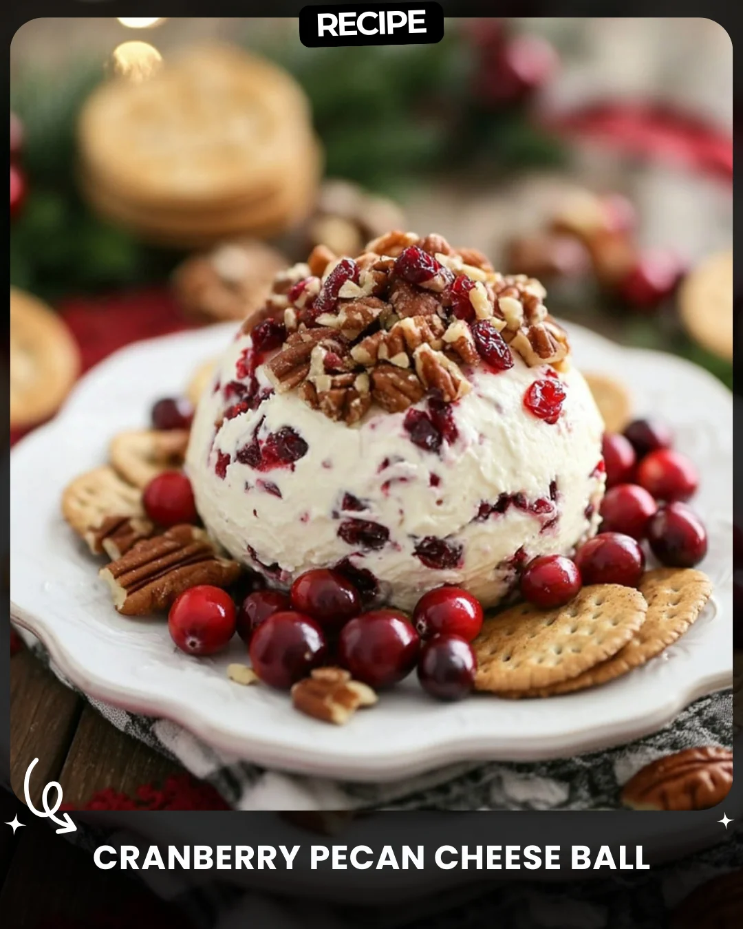 Cranberry Pecan Cheese Ball