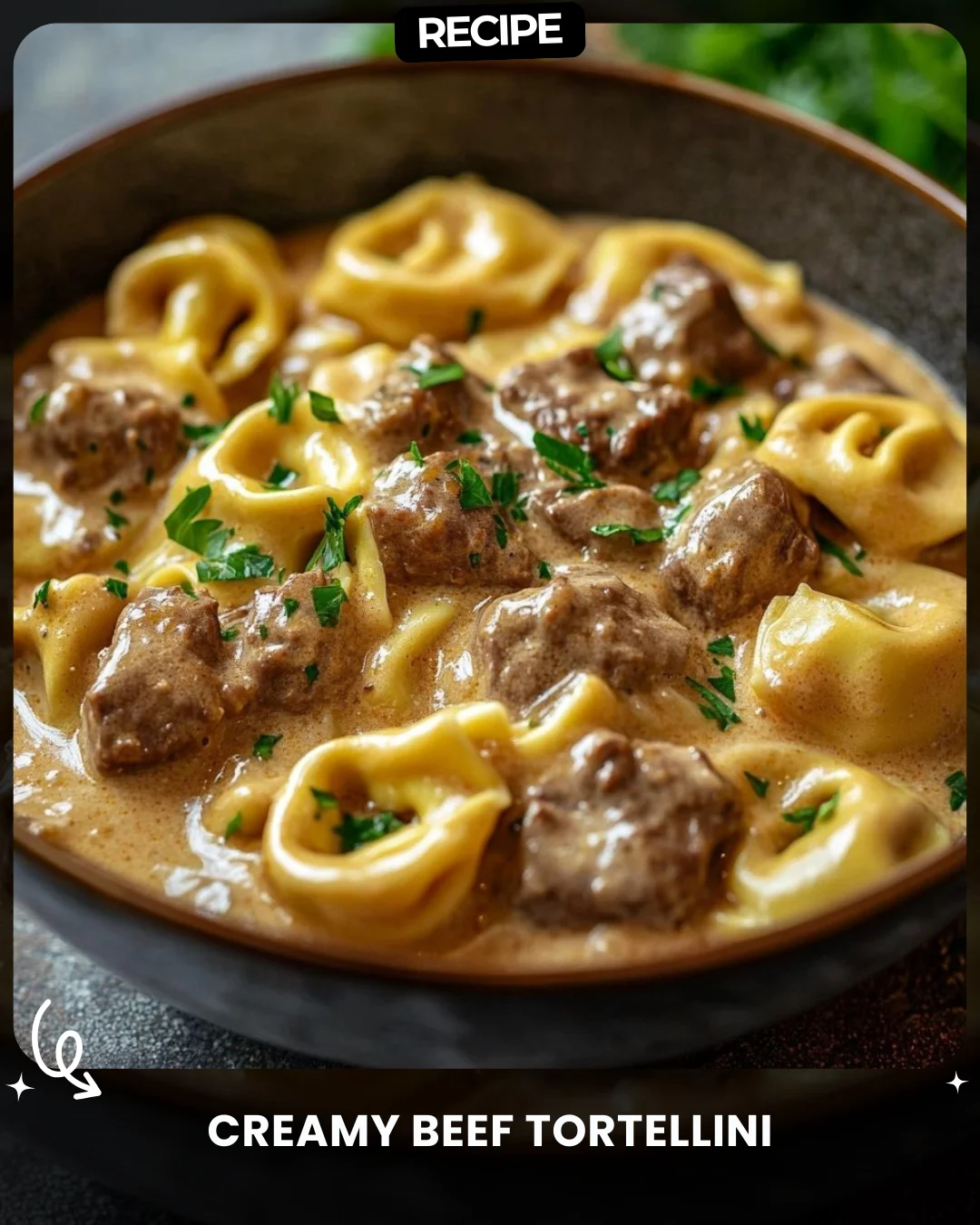 Creamy Beef Tortellini