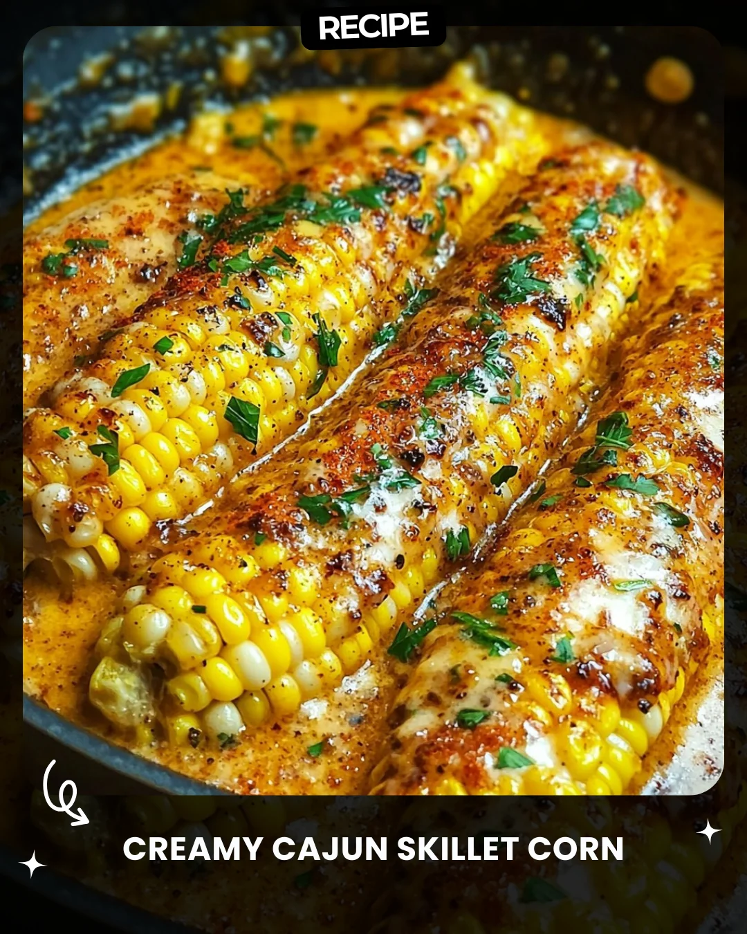 Creamy Cajun Skillet Corn
