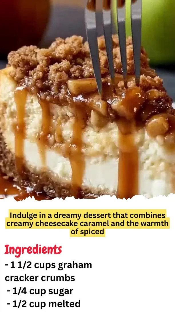 Creamy cheesecake caramel and the warmth of spiced