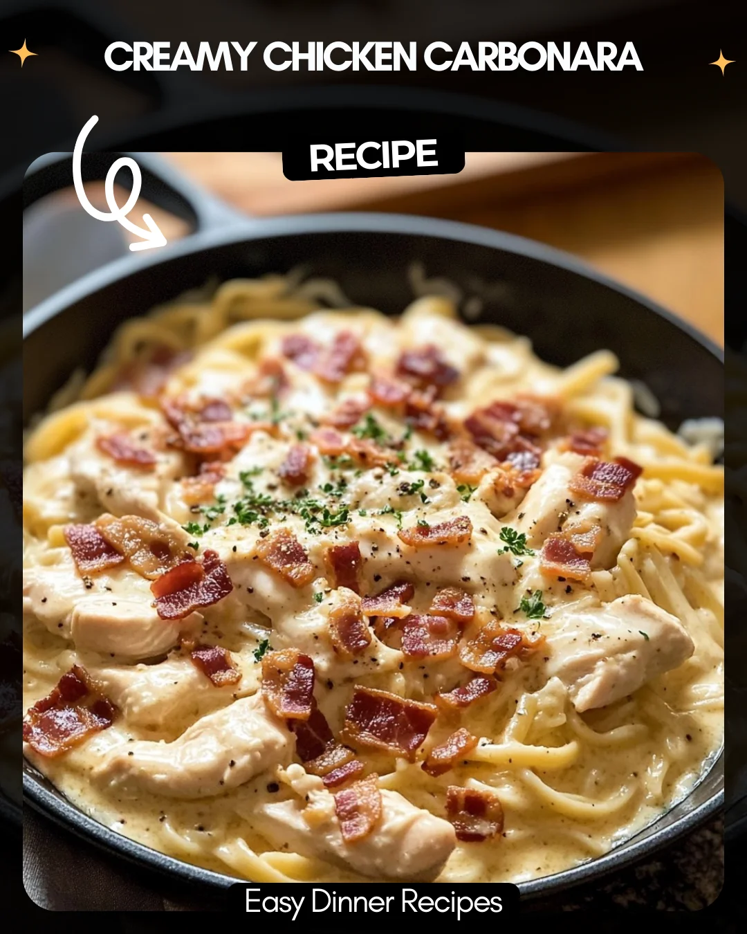 Creamy Chicken Carbonara