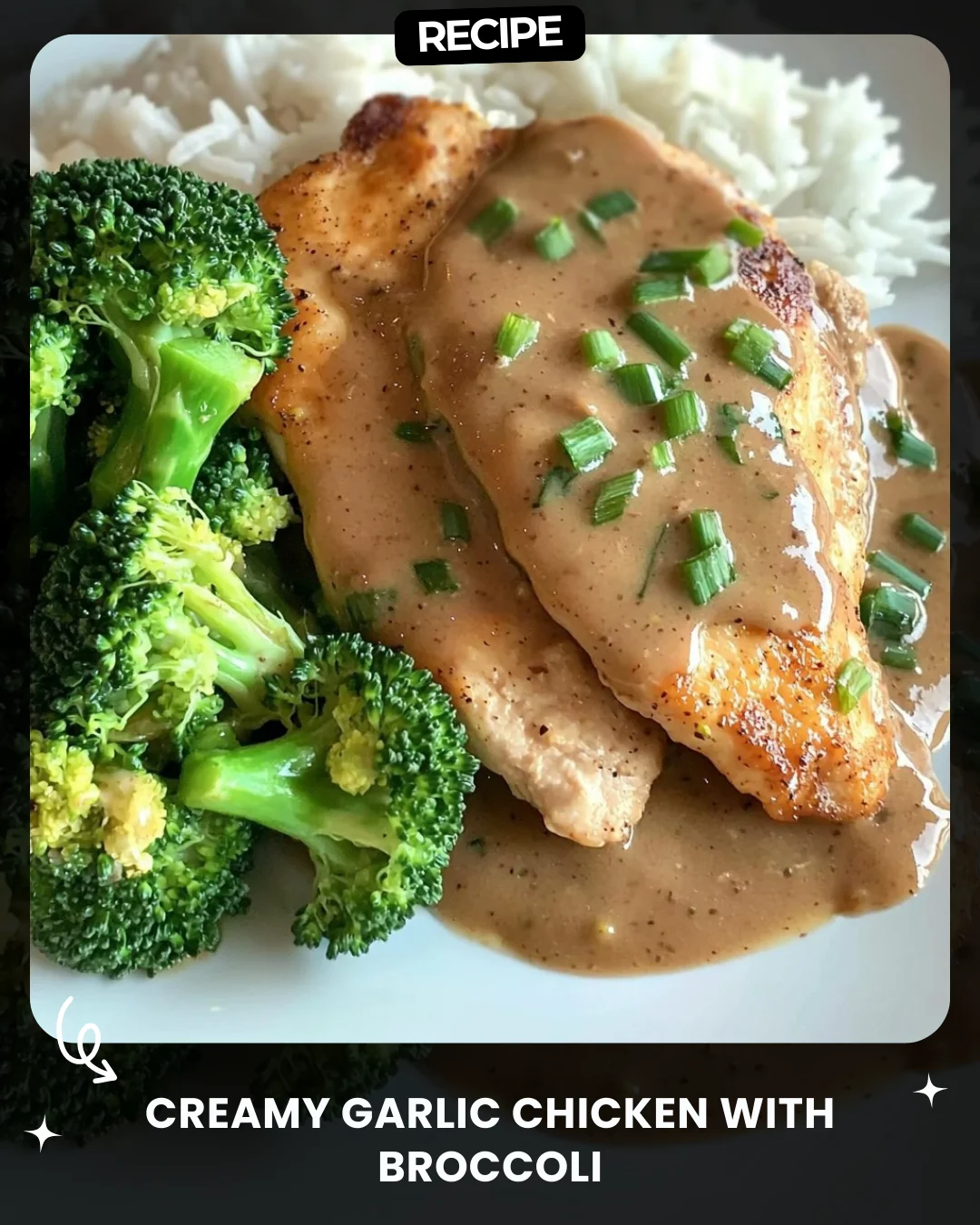Creamy Garlic Chicken with Broccoli