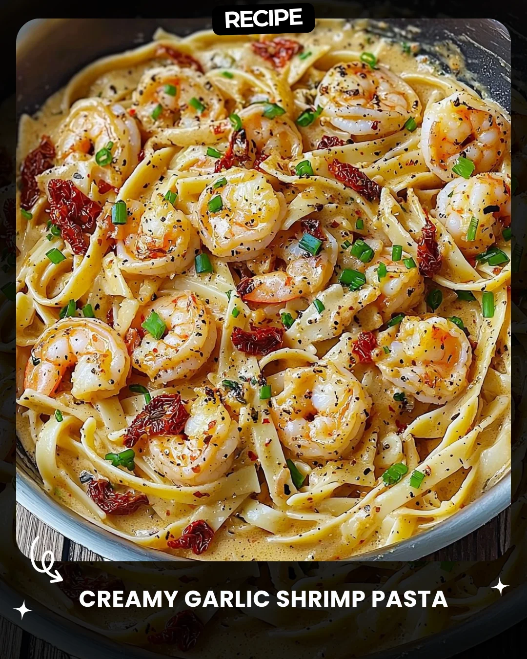 Creamy Garlic Shrimp Pasta
