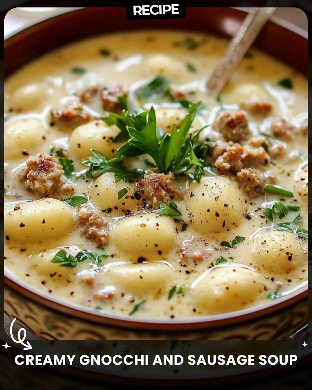 Creamy Gnocchi and Sausage Soup
