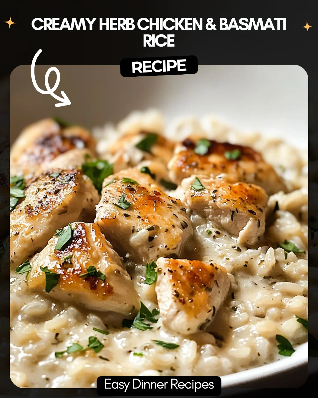 Creamy Herb Chicken & Basmati Rice