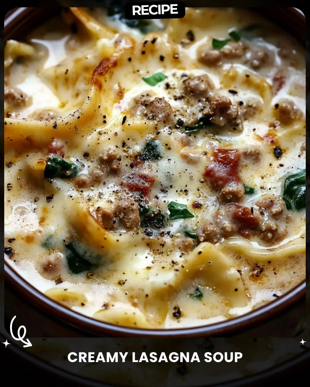Creamy Lasagna Soup