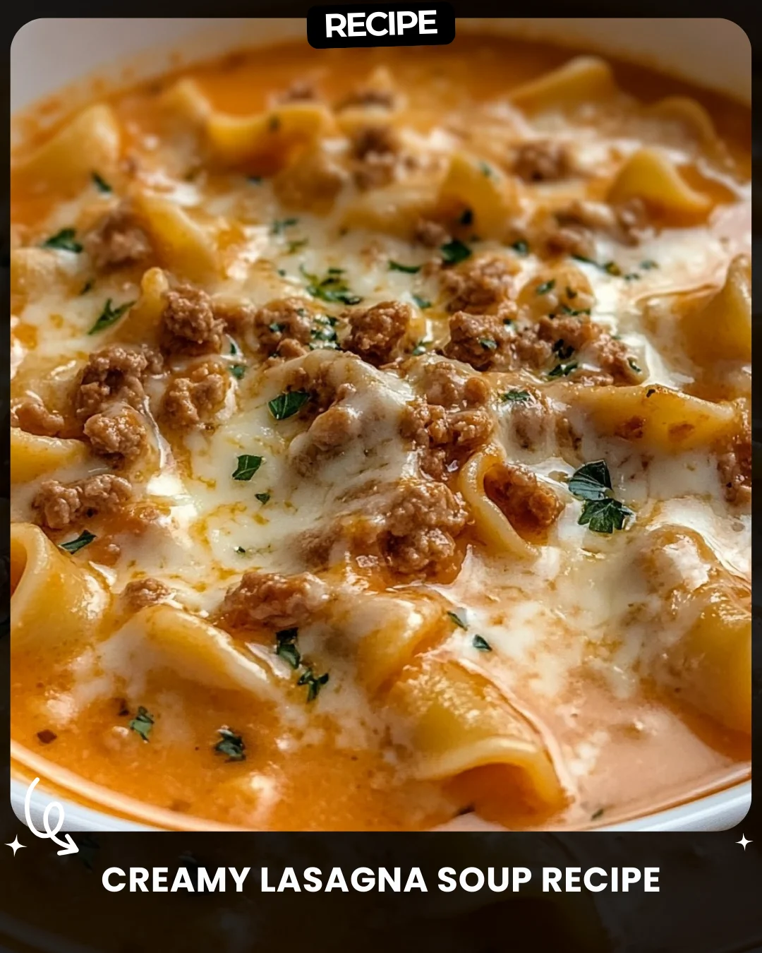 Creamy Lasagna Soup Recipe