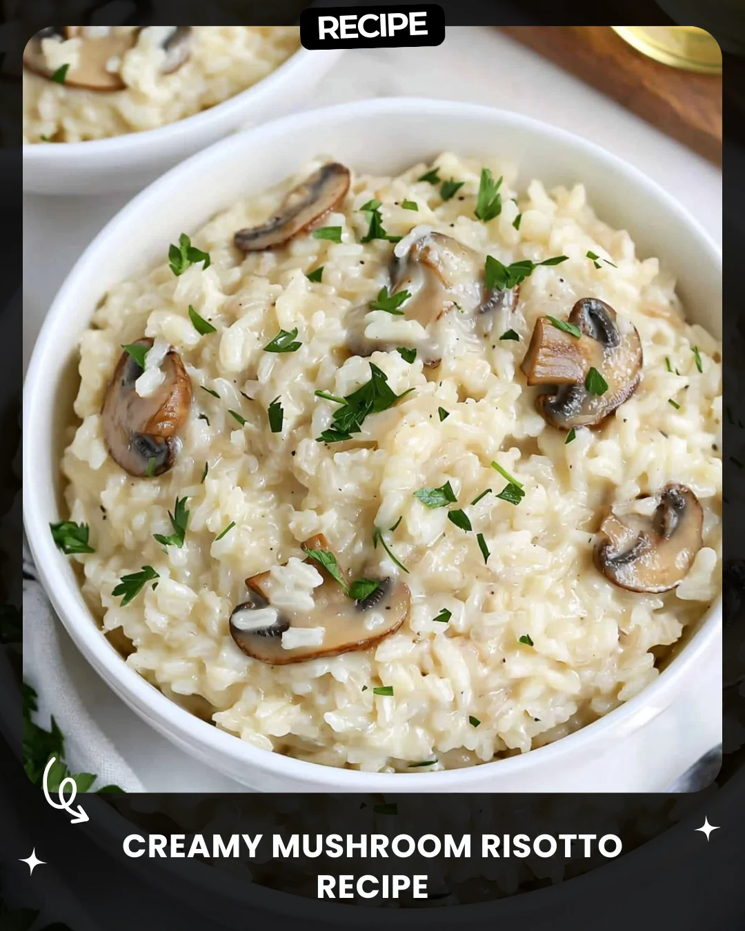 Creamy Mushroom Risotto Recipe