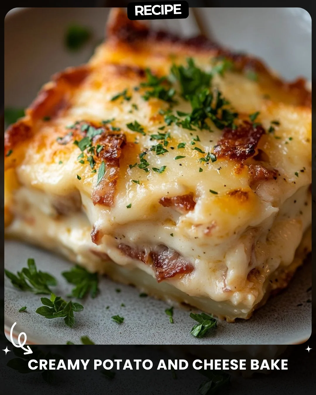 Creamy Potato and Cheese Bake