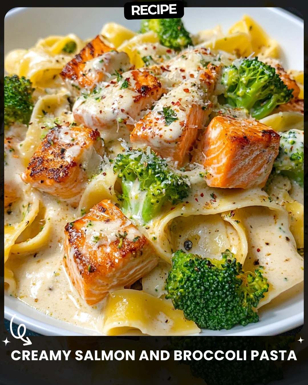 Creamy Salmon and Broccoli Pasta