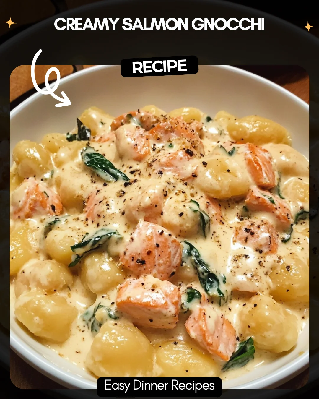 Creamy Salmon Gnocchi