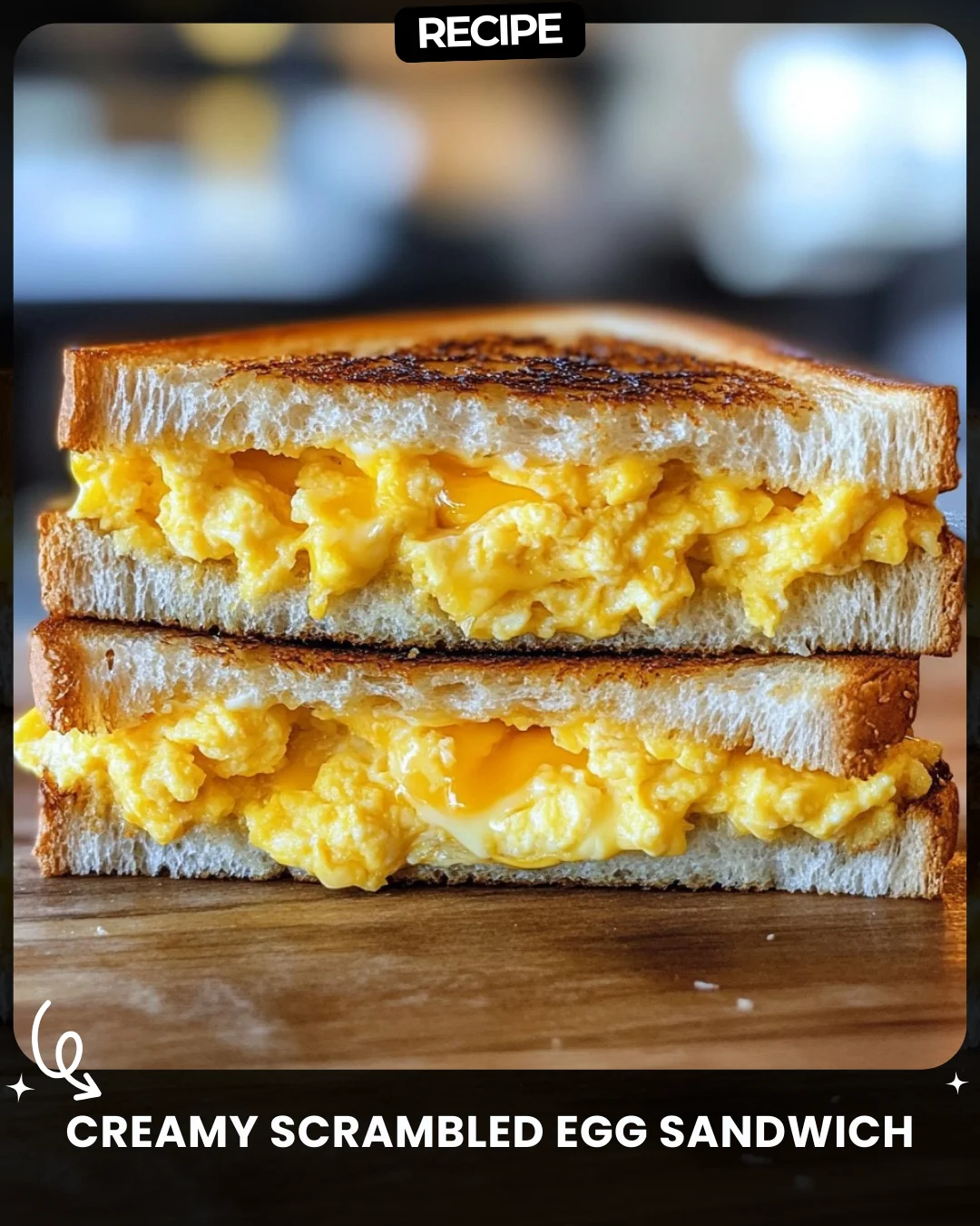 Creamy Scrambled Egg Sandwich