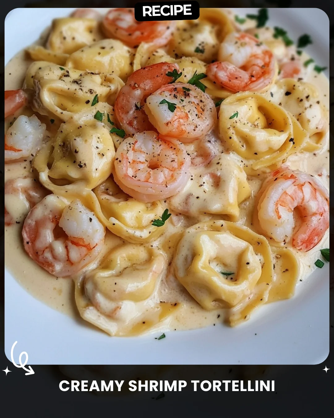 Creamy Shrimp Tortellini