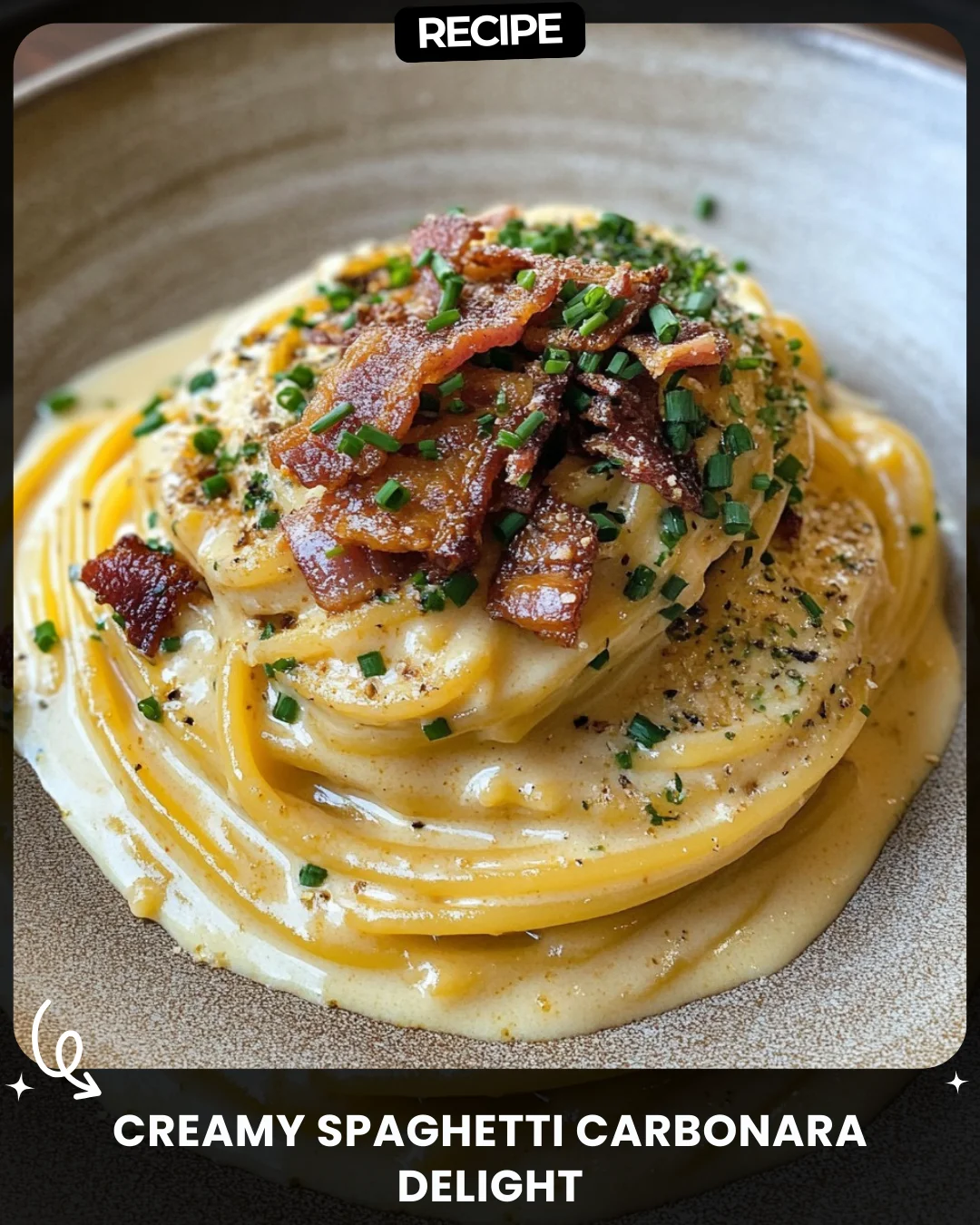 Creamy Spaghetti Carbonara Delight