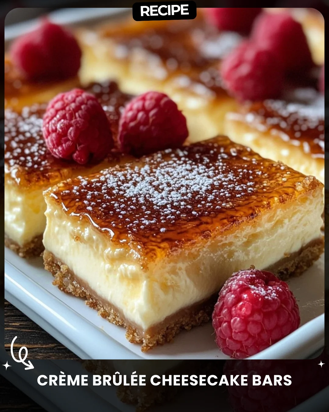 Crème Brûlée Cheesecake Bars