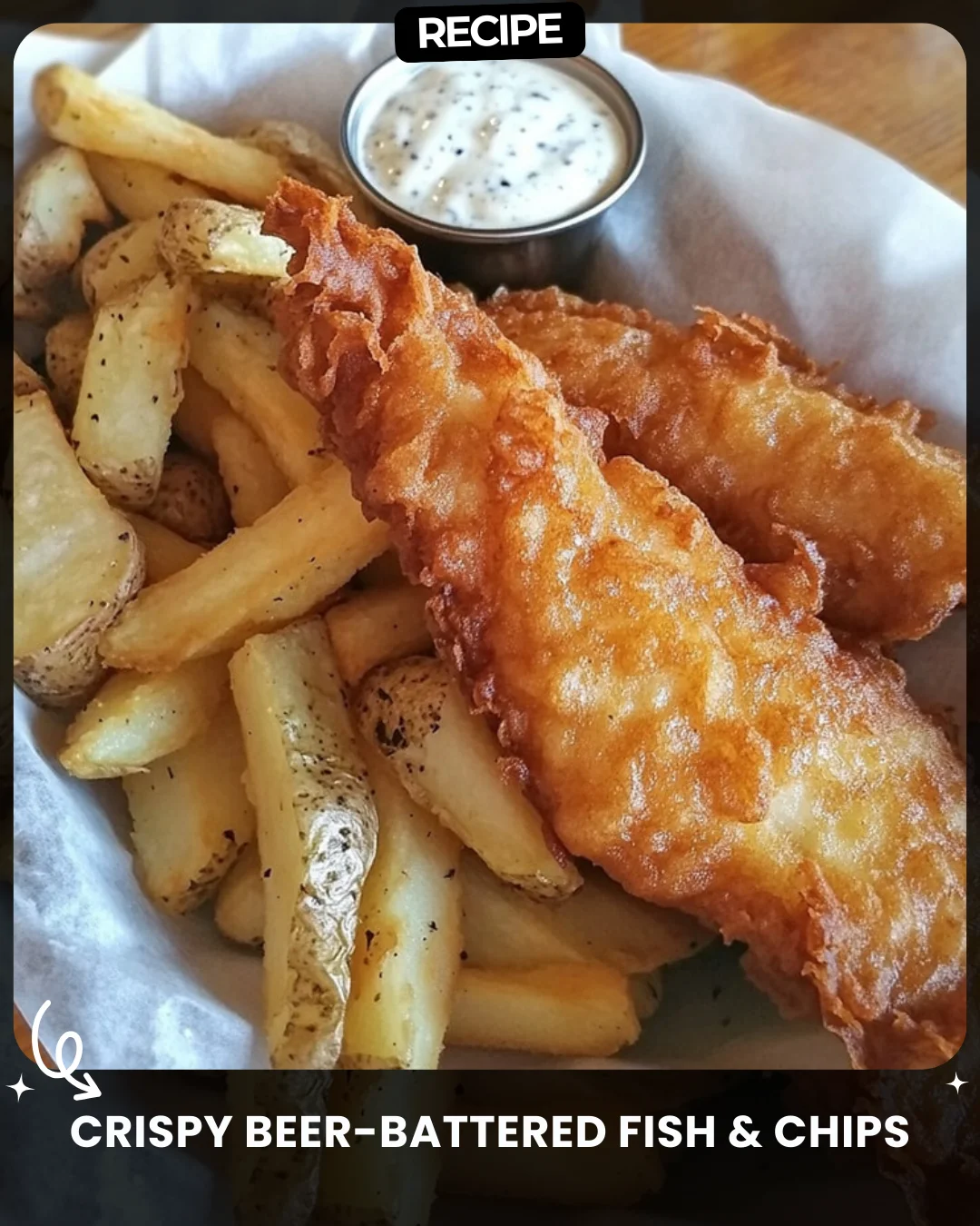 Crispy Beer-Battered Fish & Chips