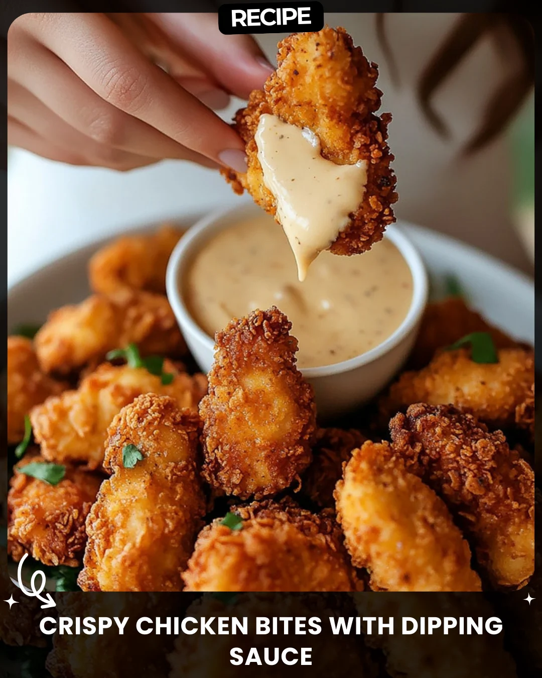 Crispy Chicken Bites with Dipping Sauce