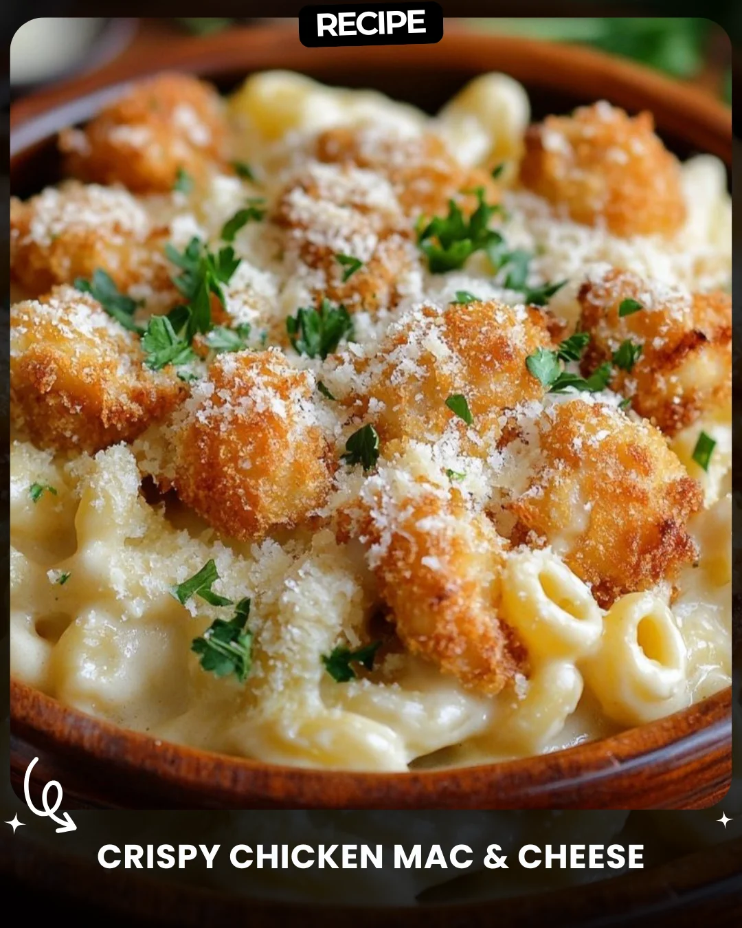Crispy Chicken Mac & Cheese