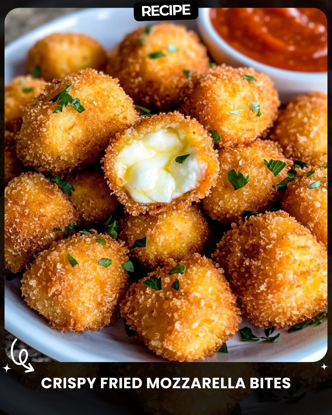 Crispy Fried Mozzarella Bites