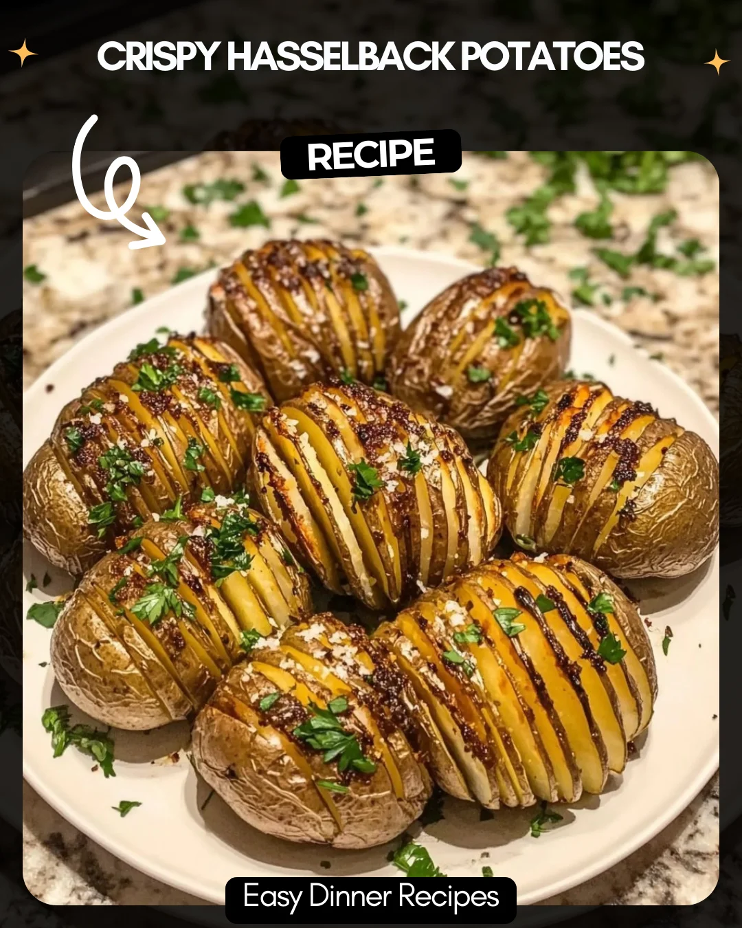 Crispy Hasselback Potatoes
