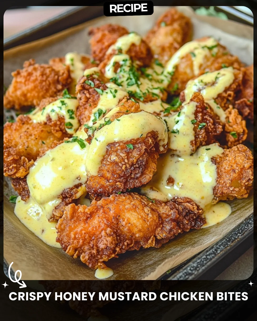 Crispy Honey Mustard Chicken Bites