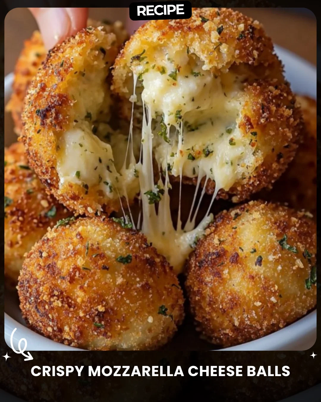 Crispy Mozzarella Cheese Balls