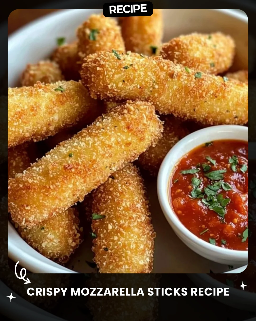 Crispy Mozzarella Sticks Recipe